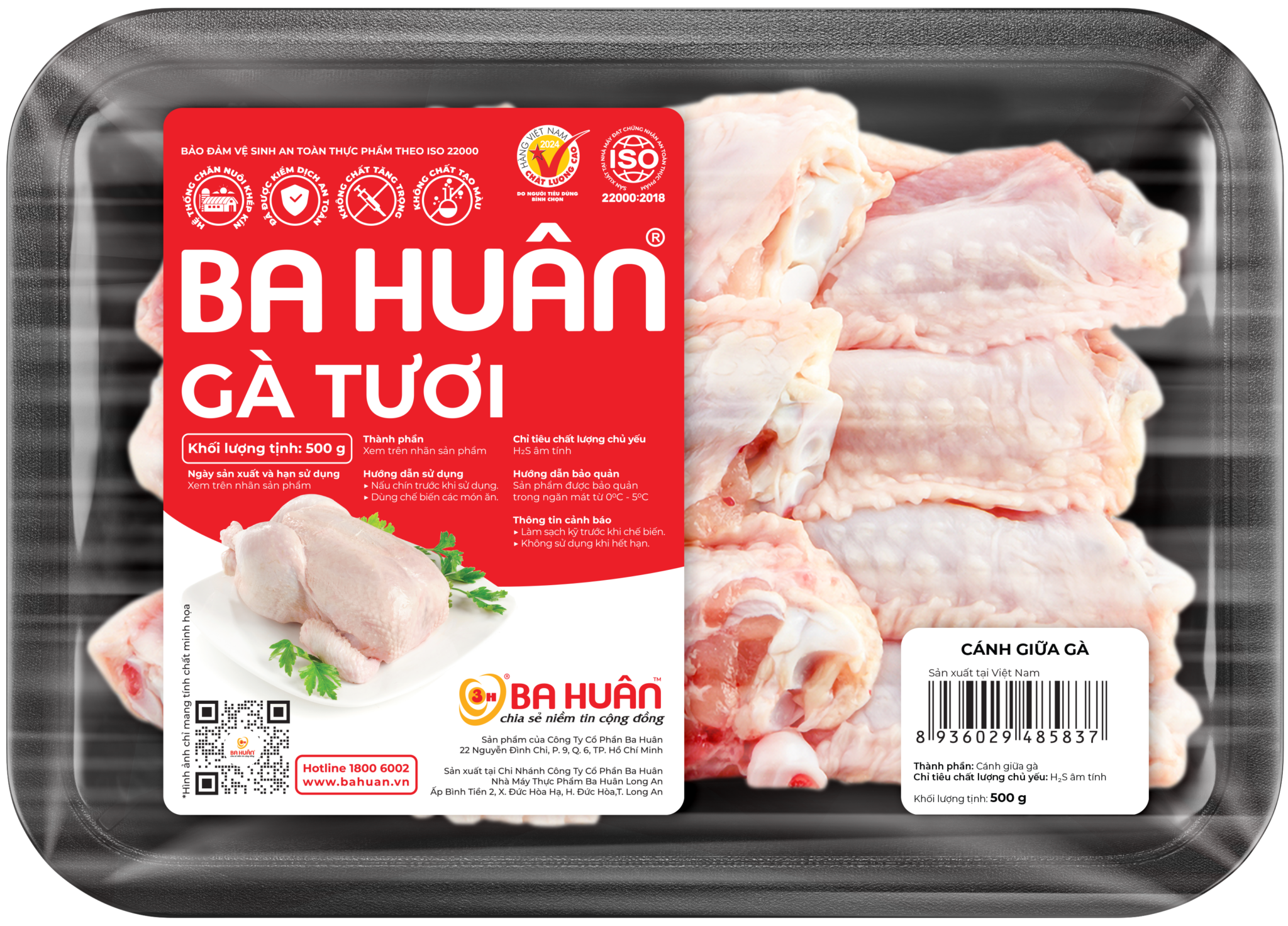 Chicken middle wings - Ba Huan Corporation