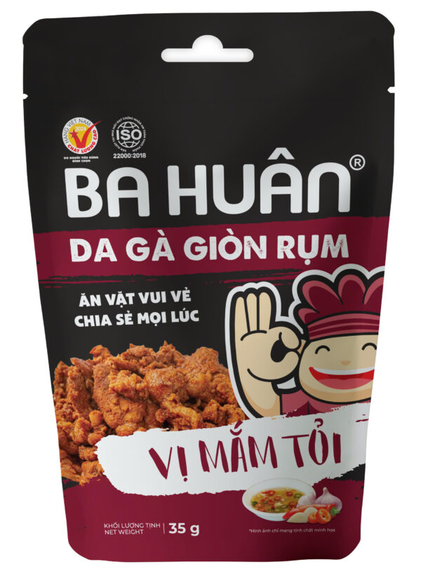 Da gà giòn rụm Ba Huân vị mắm tỏi