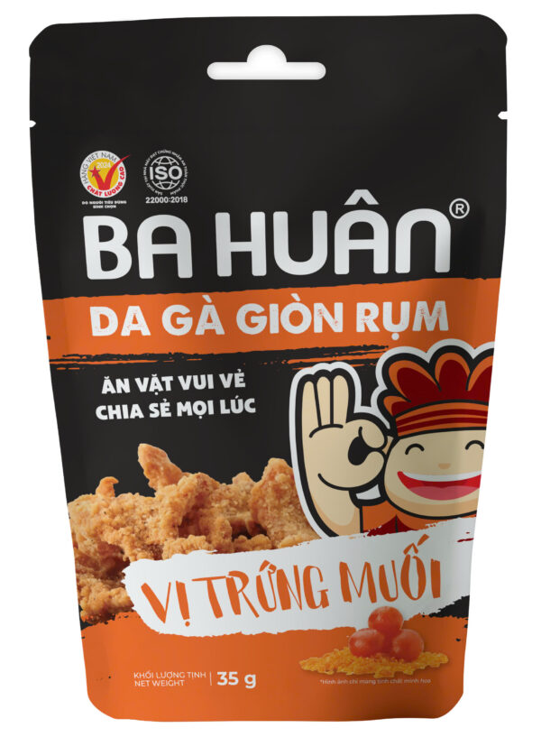 Da gà Ba Huân giòn rụm vị trứng muối