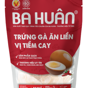 Trứng gà ăn liền vị tiềm cay